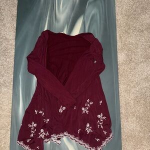 Miami Burgundy cardigan